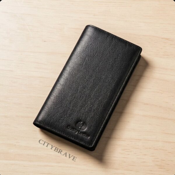 CB Leather Wallet ( BLACK )